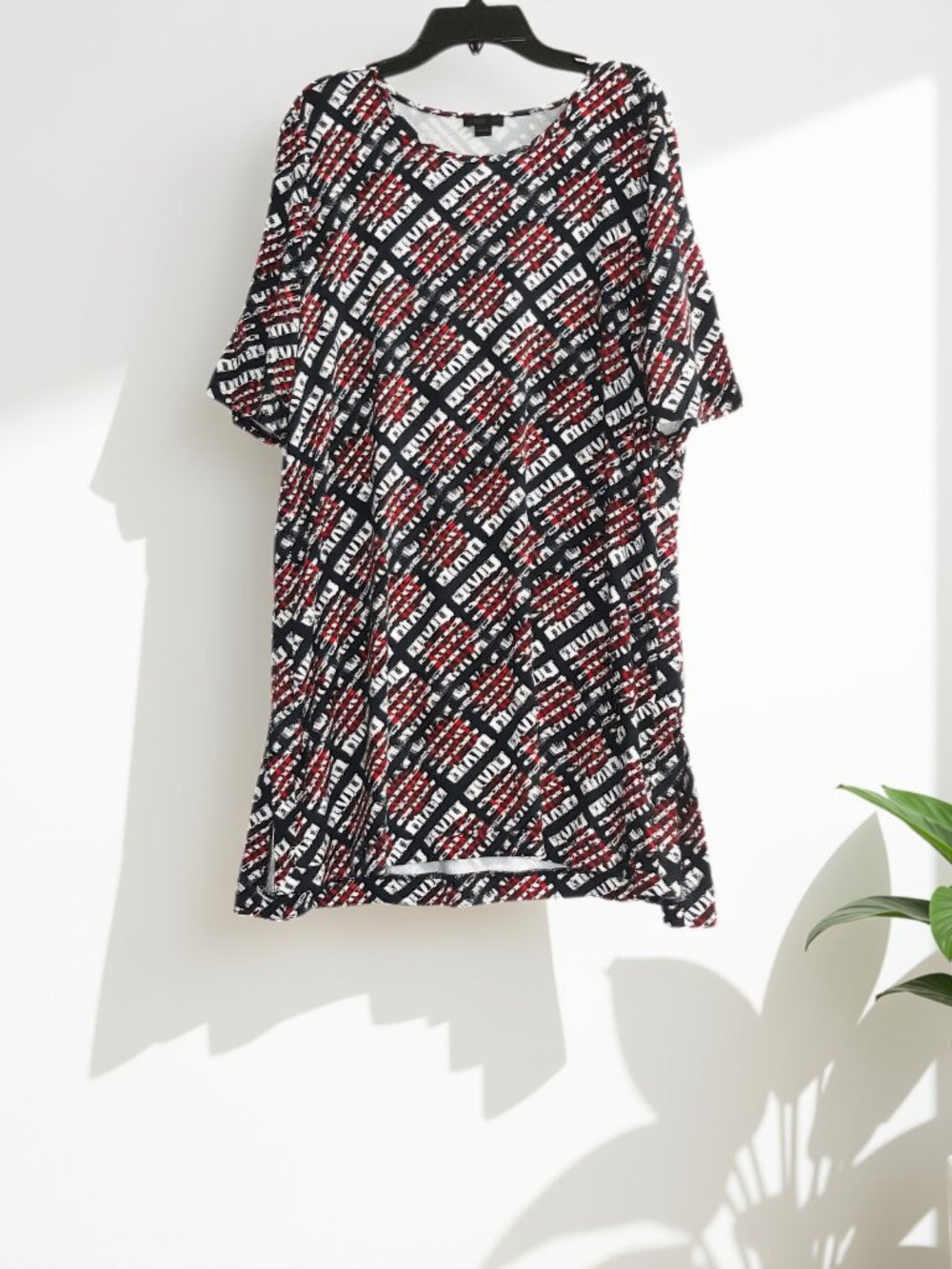 J. Jill Wearever Collection Large Short Sleeve Tunic Top